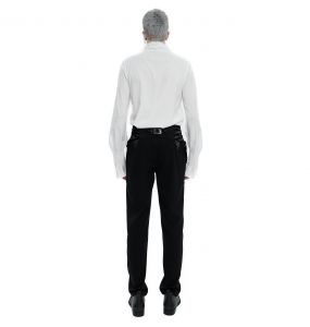 Black 'Thidrek' Victorian Pants