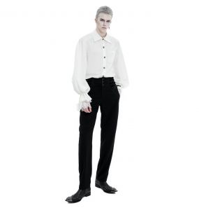 Black 'Thidrek' Victorian Pants