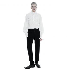 Black 'Thidrek' Victorian Pants