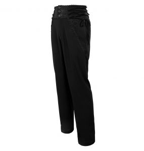 Black 'Thidrek' Victorian Pants