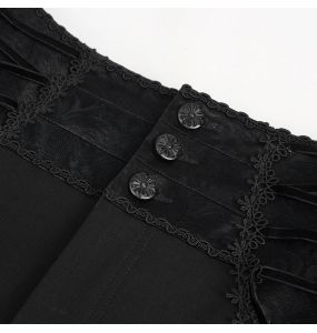 Black 'Thidrek' Victorian Pants