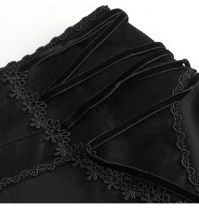 Black 'Thidrek' Victorian Pants