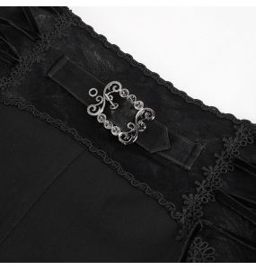Black 'Thidrek' Victorian Pants
