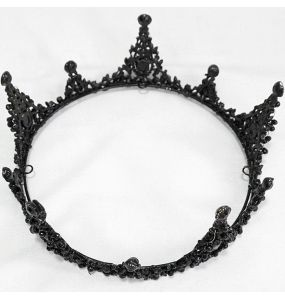 Couronne 'Dark Princess' Noire
