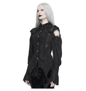 Black 'Sombre Desir' Blouse
