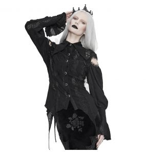 Black 'Sombre Desir' Blouse