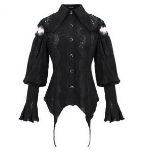 Black 'Sombre Desir' Blouse