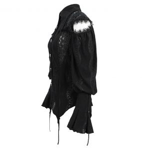 Black 'Sombre Desir' Blouse