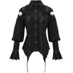 Black 'Sombre Desir' Blouse