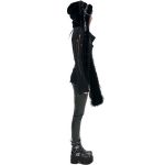 Black and Red 'Kitty' Hooded Scarf