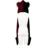 Black and Red 'Kitty' Hooded Scarf
