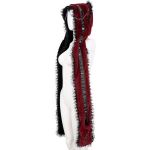 Black and Red 'Kitty' Hooded Scarf
