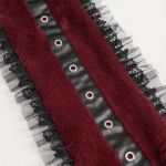 Black and Red 'Kitty' Hooded Scarf