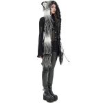 Black and White 'Kitty' Hooded Scarf