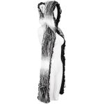 Black and White 'Kitty' Hooded Scarf