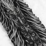 Black and White 'Kitty' Hooded Scarf