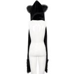 Black 'Kitty' Hooded Scarf