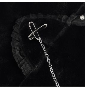 Black 'Kitty' Hooded Scarf