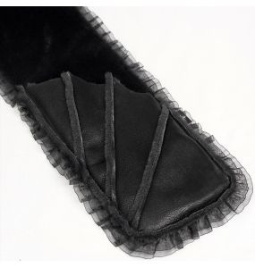 Black 'Kitty' Hooded Scarf