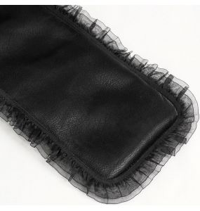 Black 'Kitty' Hooded Scarf