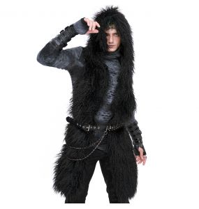 Black 'Dark Werewolf' Hooded Scarf