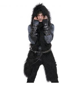 Black 'Dark Werewolf' Hooded Scarf