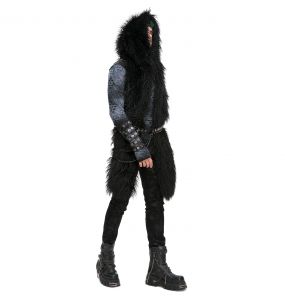 Black 'Dark Werewolf' Hooded Scarf