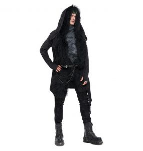 Black 'Dark Werewolf' Hooded Scarf
