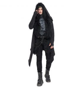 Black 'Dark Werewolf' Hooded Scarf