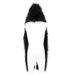 Black 'Dark Werewolf' Hooded Scarf