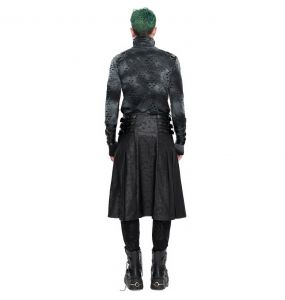 Jupe Kilt 'Stormshadow' Grise avec Chaîne