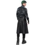 Jupe Kilt 'Stormshadow' Grise avec Chaîne