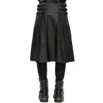 Jupe Kilt 'Stormshadow' Grise avec Chaîne