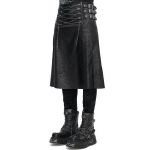 Jupe Kilt 'Stormshadow' Grise avec Chaîne