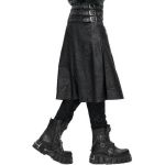 Jupe Kilt 'Stormshadow' Grise avec Chaîne
