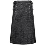 Jupe Kilt 'Stormshadow' Grise avec Chaîne