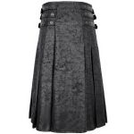 Jupe Kilt 'Stormshadow' Grise avec Chaîne