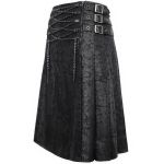 Jupe Kilt 'Stormshadow' Grise avec Chaîne