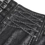 Jupe Kilt 'Stormshadow' Grise avec Chaîne