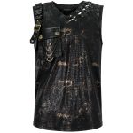 Black and Golden 'Walahmar' T-Shirt