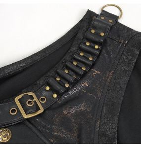 Black and Golden 'Walahmar' T-Shirt