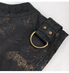 Black and Golden 'Walahmar' T-Shirt