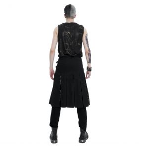 Black and Golden 'Walahmar' T-Shirt