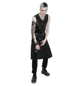 Black and Golden 'Walahmar' T-Shirt