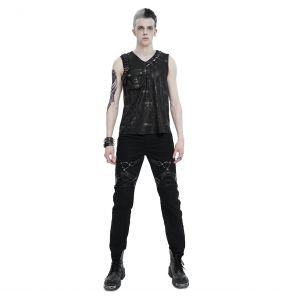 Black and Golden 'Walahmar' T-Shirt