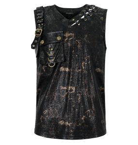 Black and Golden 'Walahmar' T-Shirt