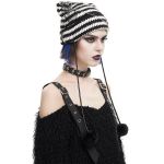 Bonnet 'Liuva' Rayé Noir et Blanc