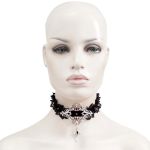 Choker 'Alicia' Noir et Rouge