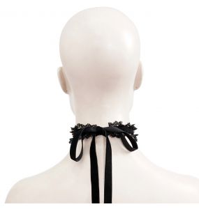 Choker 'Alicia' Noir et Rouge