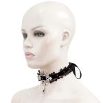 Choker 'Alicia' Noir et Rouge